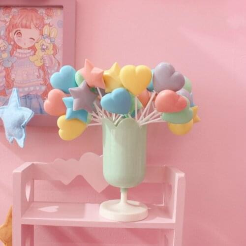 New Stars love Cake decoration Ornaments Balloon Dashboard Decor Shaking Head Toys Accessory For Women Girls Gifts