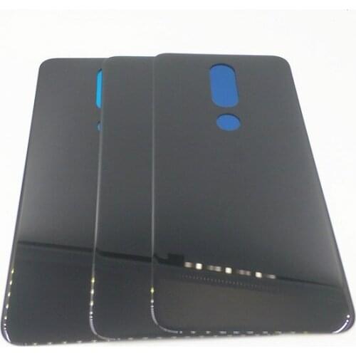 Original New For Nokia X5 X6 2018 Battery Back Cover Rear Housing Rear Door Back Glass Panel Spare Parts