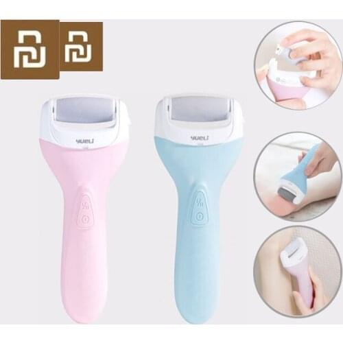 Original Yueli Waterproof Electric Smooth Diamond Foot Rollers Exfoliating Care Tool Waterproof Foot Massager