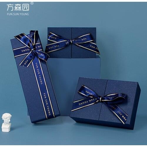 Birthday valentine gift box for boyfriend business simple Shirt water glass gift box коробка упаковка подарочная коробка 1pcs
