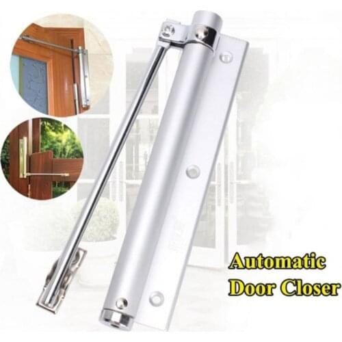 Stainless Steel Automatic Door Closers Invisible Door Springs Buffer Door Closers Household Simple Door Closers
