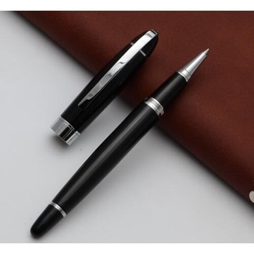 Baoer Luxury Metal Ballpoint Gel Pen High Quality Business Writing Signing Calligraphy Pens Office School Stationery Supplies