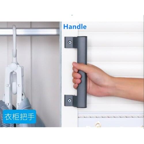 Balcony sliding door handle Aluminum Alloy Push and Pull Door handle plastic steel door and window handler