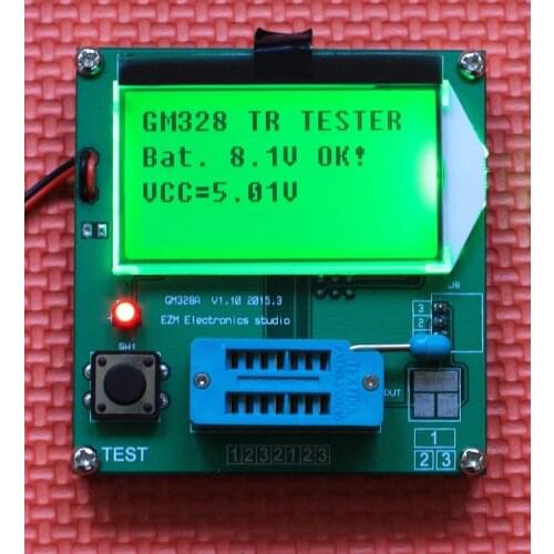 LCD Component Tester Transistor Tester Diode Triode Capacitance LCR ESR Meter