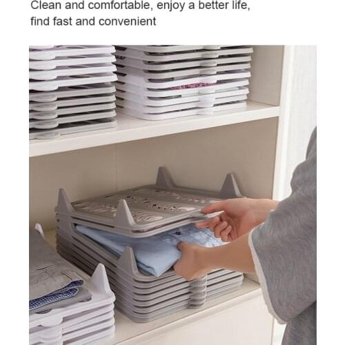 Creative Wardrobe T Shirt Clothing Folder Board Convenient Short Shirt Organizer Multi-Functional Home Storage Organizer Tools