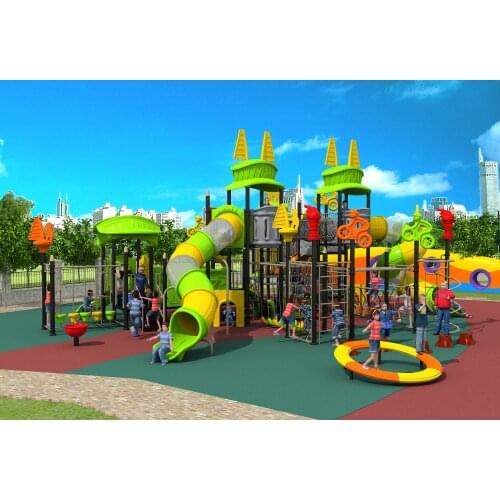 CE,ISO,TUV customized outdoor sport playground plastic slide structure kid climbing play equipment YLW-OUT171053
