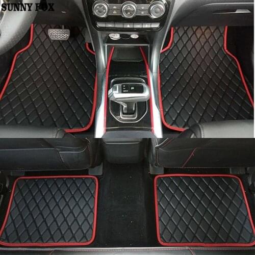 Universal car floor mats for Land Rover Discovery 3/4 freelander 2 Sport Range Sport Evoque 5D car styling carpet liner