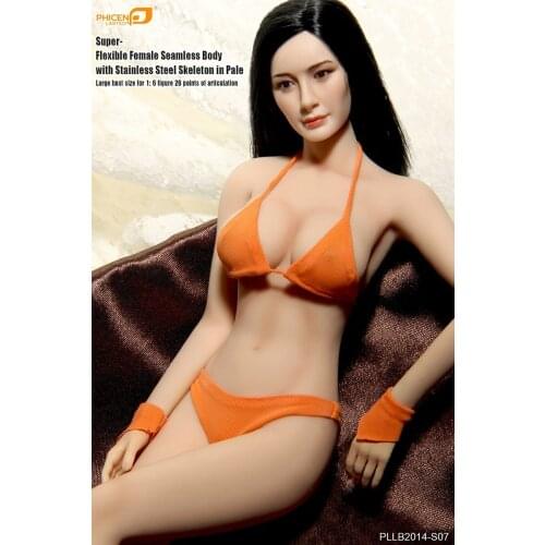 TBLeague PLLB2014-S07 1/6 Scale female Seamless Body with Stainless Steel Skeleton in Pale/Large bust collection figures model