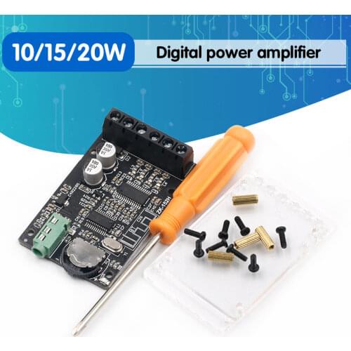 ZK-152H DC 9V-24V MINI Bluetooth 5.0 Wireless Audio Digital Power amplifier Stereo board 15Wx2 Bluetooth Amp Amplificador