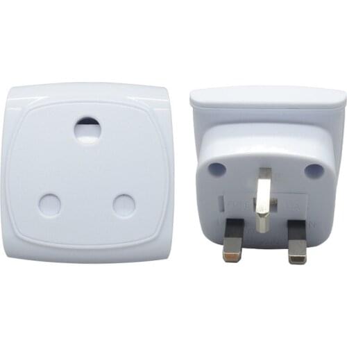 1 pcs 15A South Africa to UK Plugs Adapter South Africa to UK Plugs Power Converter Plugs 3 Pin Socket Travel Adapter