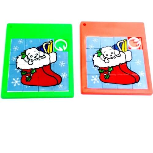 1pc Chrismas X-Max 7cm Slider Puzzle Charms for Necklace Pinata Party Cake Decoration Vending Gift Filler Loot Favours Gift Toys