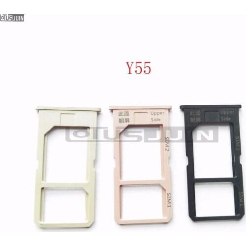 10pcs NEW for VIVO Y55 SIM Card Tray Micro SD Card Holder Slot Replacement Repair Parts