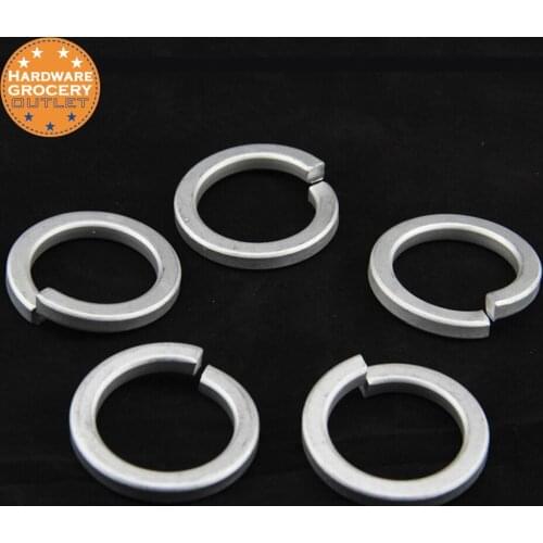 304 Stainless Steel Spring Washer Split Lock Washer Spring Gasket International standards,M1.6-M6. 50pcs