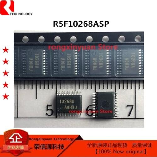 5-50pcs/lot R5F10268ASP Marking: 10268A 2021+ SSOP-20 R5F10268ASP#55 R5F10268 IC MCU 16BIT 8KB FLASH 20LSSOP 100% New original