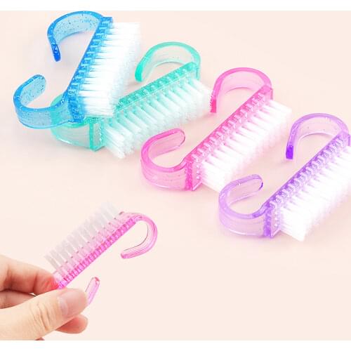 50pcs Mix Color Nail Art Brush Set Plastic Dust Remover UV Gel Polish Manicure Tools High Quality Cleaning Brushes