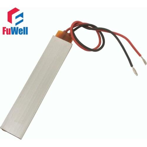 50W 12V 120 Degree Constant Temperature PTC Heating Element Heater Plate 100X21x5mm Safety Surface Insulation
