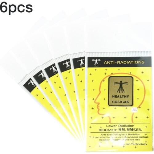 6PCS Anti EMF Radiation Protection Shield Sticker EMF Protection Cell Phone Anti Radiation Protector Neutralizer EMF
