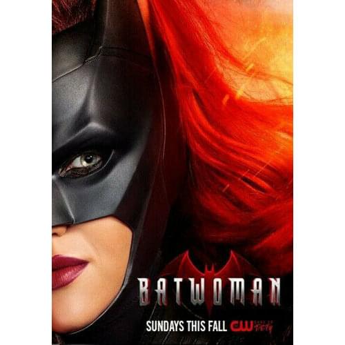 Batwoman CW DC Comics Ruby Rose TV Series Hot Movie Silk Cloth Poster Art Bedroom Decoration