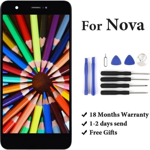 No Dead Pixel 100% Test 1PC 5" New Replacement LCD For Nova CAZ-AL10 LCD Display with Touch Screen Digitizer Compatible