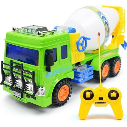 Large RC Car Engineering Truck kids toys Rechargeable Remote Control Cement Mixer Car City Engineering Vehicle Truck Model Toys