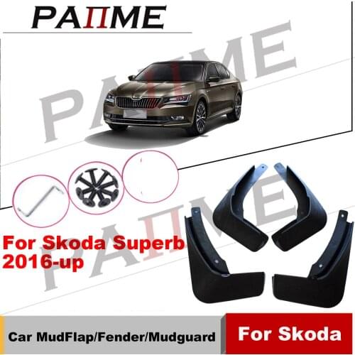 4PCS Car Sport Accessories Plastics Material Mud Flaps Splash Guards Fenders Mudguard YC101086