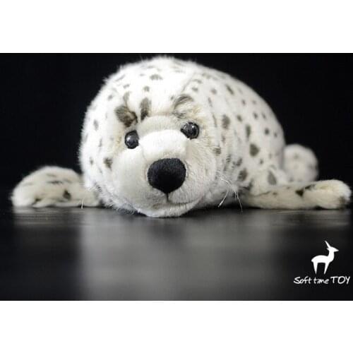 Simulation Plush Animals Big Toy Spotted Seals Doll Cute Pillow Kids Toys For Women Gifts