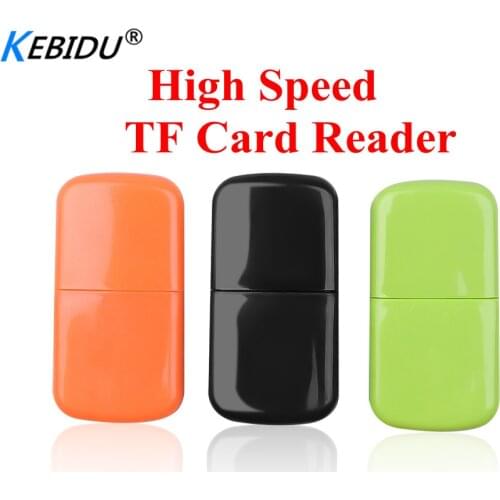 Kebidu Colorful High Speed USB 2.0 Micro SD Flash TF Memory Card Reader Micro SD Transflash To Adapter Fashion Mini Portable