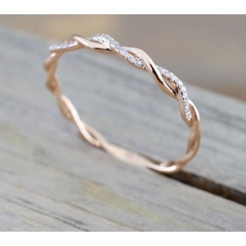 2020 new ring female personality wild student simple female ring snowflake tail ring couple jewelry birthday gift