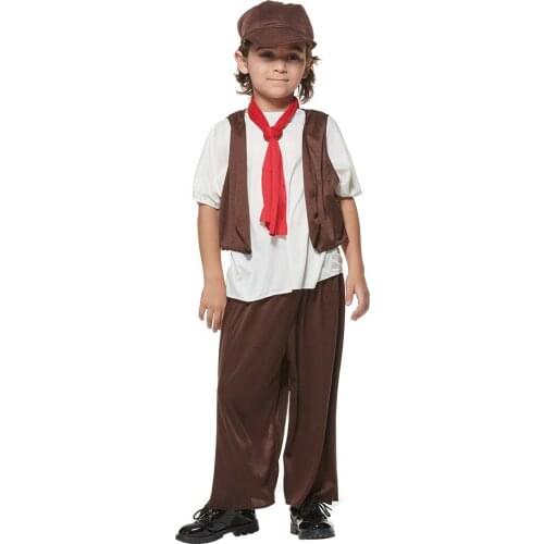 Snailify Victorian Poor Boy Costume Halloween Costume For Kids Child Victorian Urchin Fancy Dress Costume