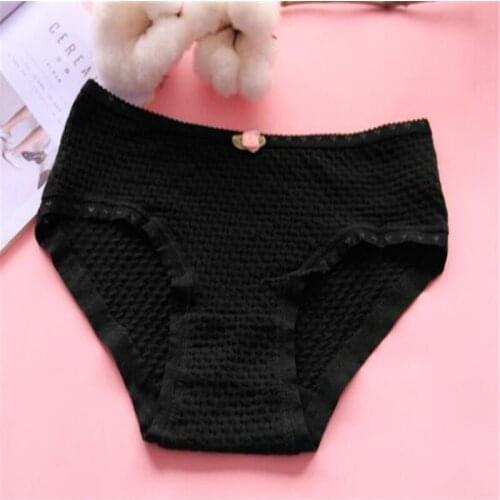 2019 New Teenage Underpants Bear Printed Young Girl Briefs Cartoon Panties Girl Cotton Panty Kids Underwear SQ-9040