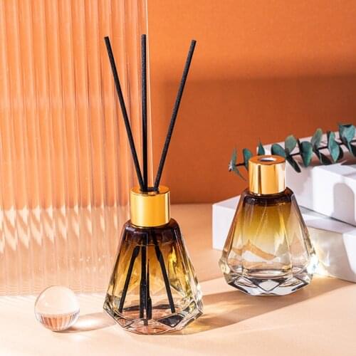 60ml No Fire Aromatherapy Oil Rattan Sticks Set Living Room Toilet Deodorant Air Freshener Fragrance Ornaments Wedding Decora