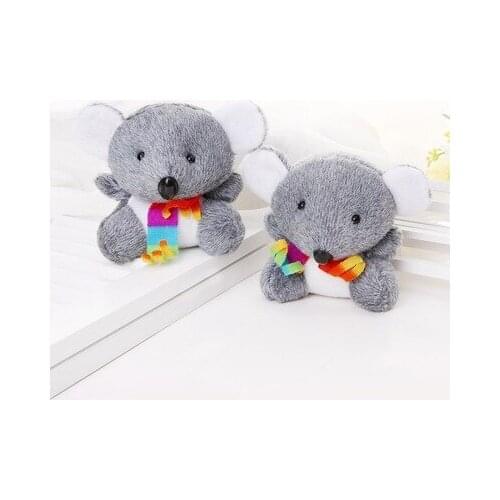 New cute 9cm plush Koala Keychain bag decoration stuffed soft high quality christmas festival gift for kid friend