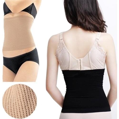 Slimming Belt Waist Support Lumbar Sheath Flat Stomach Abdominal Nylon Shapewear Anti Cellulite Slim Patch Slimming Wraps