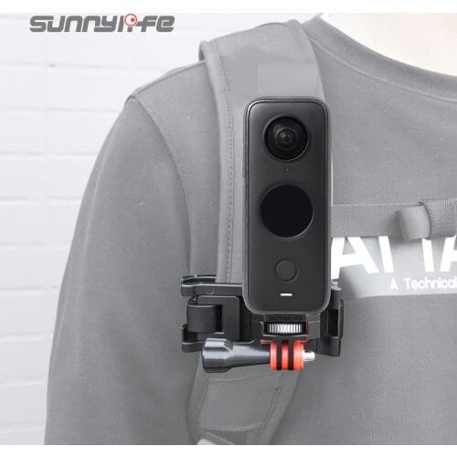 Sunnylife Adjustable Metal Adapter For Pocket2/Insta360 ONE X2/X/SLR Rotation Aluminum Alloy Sports Camera Accessories