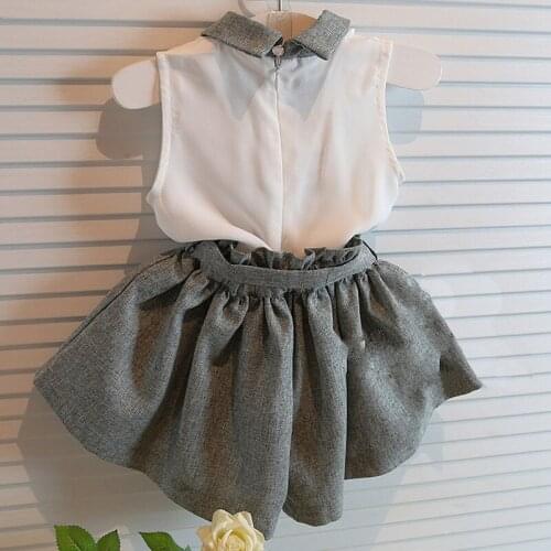 2018 new spring autumn/winter/summer Girls Kids Boys Chiffon vest suit comfortable cute baby Clothes Children Clothing