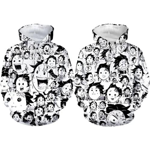 Demon Slayer Kimetsu no Yaiba 3D Hoodie Cosplay Kamado Tanjirou Rengoku Kyoujurou Muzan Thin Hoodies Sweatshirt Outfit Tops