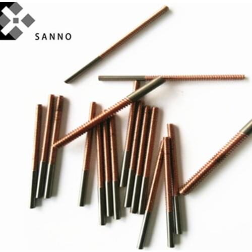Tungsten copper thread rod WCu UNC / UNEF / UNF 7/16-20, 4-40/ 5-40 / 6-32 / 8-32 Us unit thread tapping electrode alloy tap rod