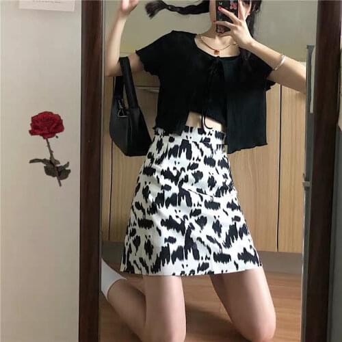 2021 Autumn Winter Skirt Pencil Women Casual High Waist New Fashion Punk Style Streetwear Female Holiday Party Outfits D240