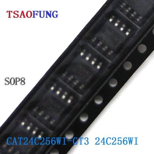 5Pieces CAT24C256WI-GT3 24C256WI SOP8 Integrated Circuits Electronic Components
