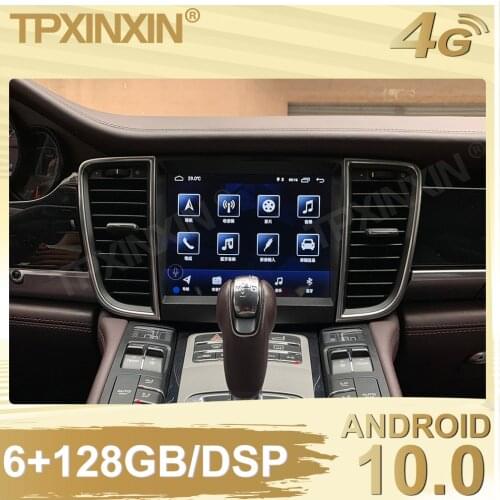 6+128G For Porsche Panamera 970 G1 2011-2016 Android 10.0 Car Stereo Radio Tape Recorder Multimedia video player GPS navigation