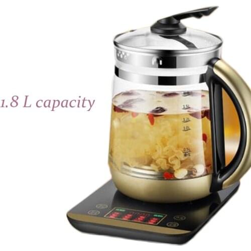 1.8l automatic thickening glass multi-function electric kettle flower teapot tea cooker D212