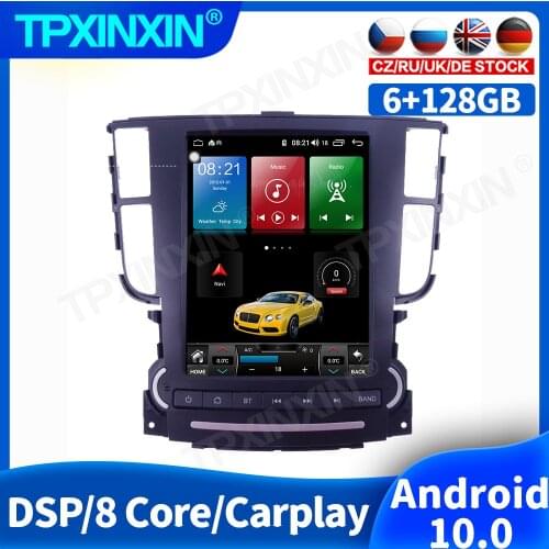 Android 10.0 Tesla Style Screen Car Radio For ACURA TL 2006 - 2015 Multimedia Video Player Navigation Stereo Head Unit GPS 2din
