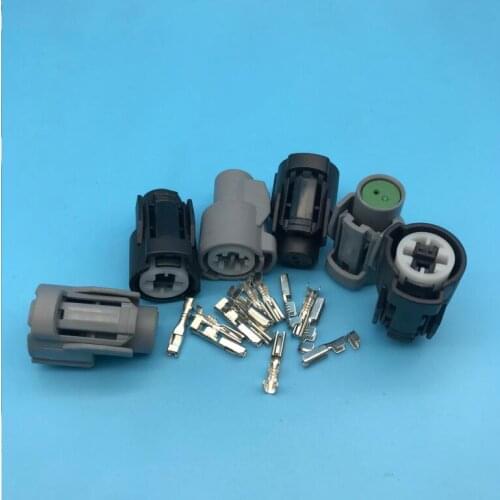 Free shipping Black /Gray C7568 Sumitomo 2 pin/way HW 090 Female OBD2 for Hayabusa wire harness automotive Connector