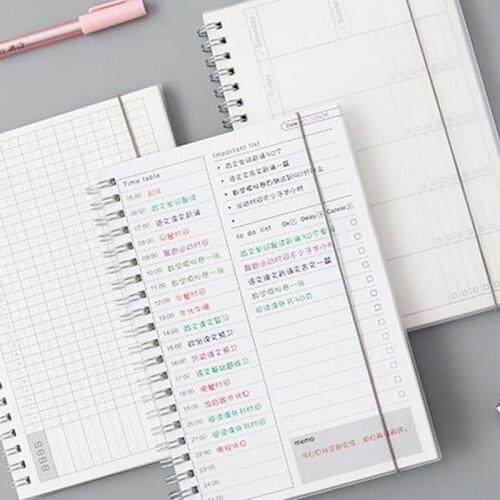 Notebook Agenda Daily Weekly Monthly Plan Spiral Organizer Schedule Planner Supplies Teacher Planner School Office
