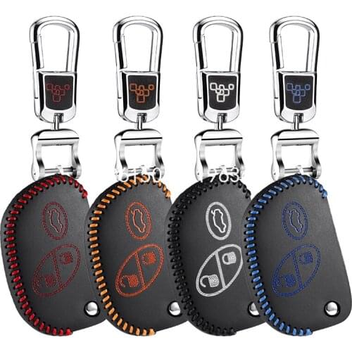 Leather key cover for maserati grancabrio granturismo 2007 2008 2012 2013 2015 Car Key bag case wallet holder