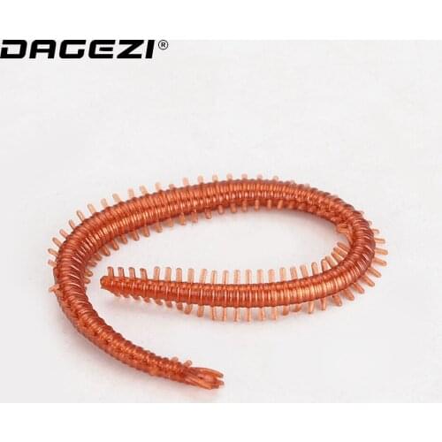 DAGEZI Soft Worm 10pcs/lot soft fishing lure Jig Head 13.7CM/2G Soft Bait Swimbaits for Carp Fishing Tackle