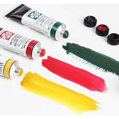 Daniel Smith Christmas three-color DS mineral color pearlescent color professional watercolor paint set recommended color