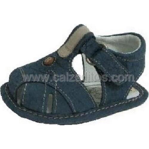 Baby sandals colored jeans of Rodelca