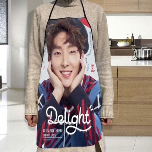 LEE JOON GI Apron Grill Kitchen Chef Apron Professional for BBQ, Baking, Cooking for Men Women 68X95cm