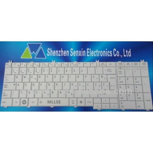Yugoslavian,YU keyboard for TOSHIBA Satellite C650 C655 L650 L655 L670 L675 L750 C660 L775 C665